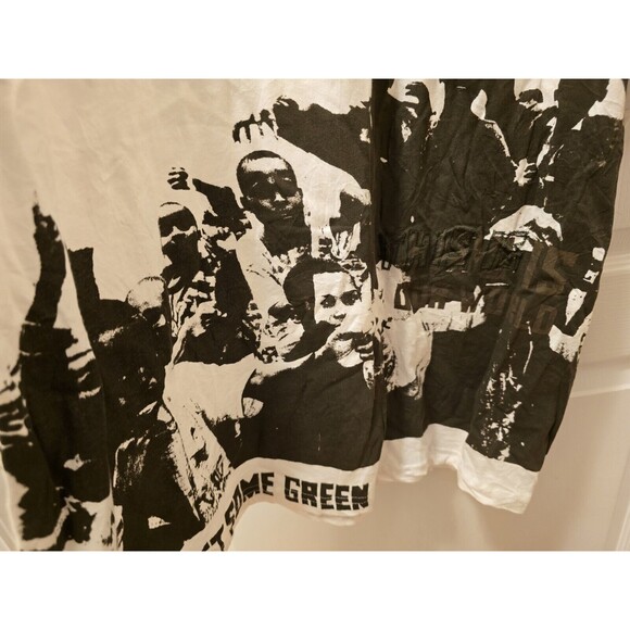 Akademiks Men's Shirt 3XL White Resist & Exist Get Some Green NWT Super Rare HTF - Picture 13 of 17